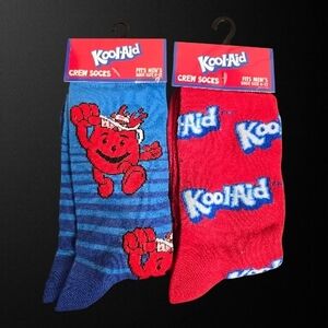 Kool-Aid Crew Socks Bundle – 2 Pairs Novelty Socks NWT